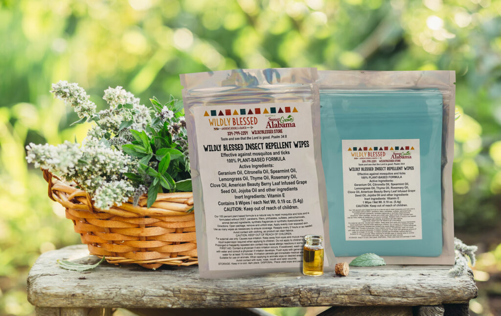 wildly blessed insect repellent wipes