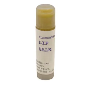 All Natural Elderberry Lip Balm